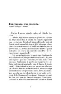 Conclusione - Filippo Valenza